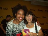 Mireille com a cantora Jesuton na FNAC