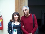 Mireille com Sr. Gilberto Gil – Compositor, cantor e ex-ministro da Cultura