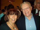 Mireille com o Prof. Arnaldo Niskier, membro da ABL